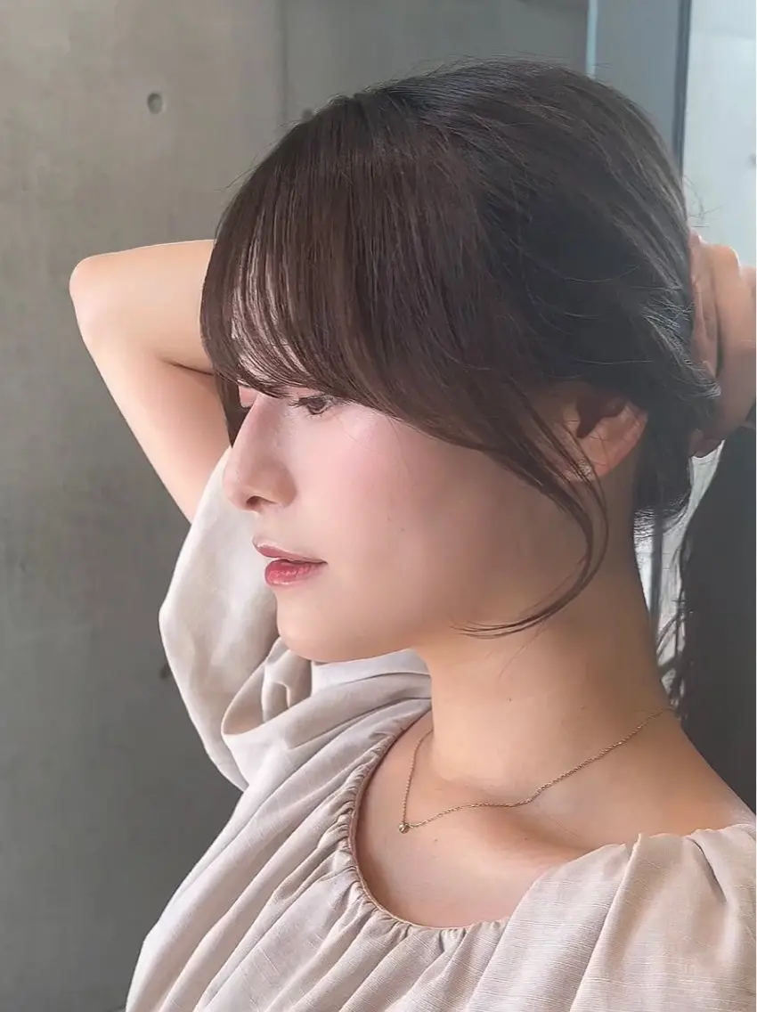 セミロング カラー カット ヘアカラー トリートメント 🌫️大人韓国ヘア 🌫️naoyaのヘアスタイル