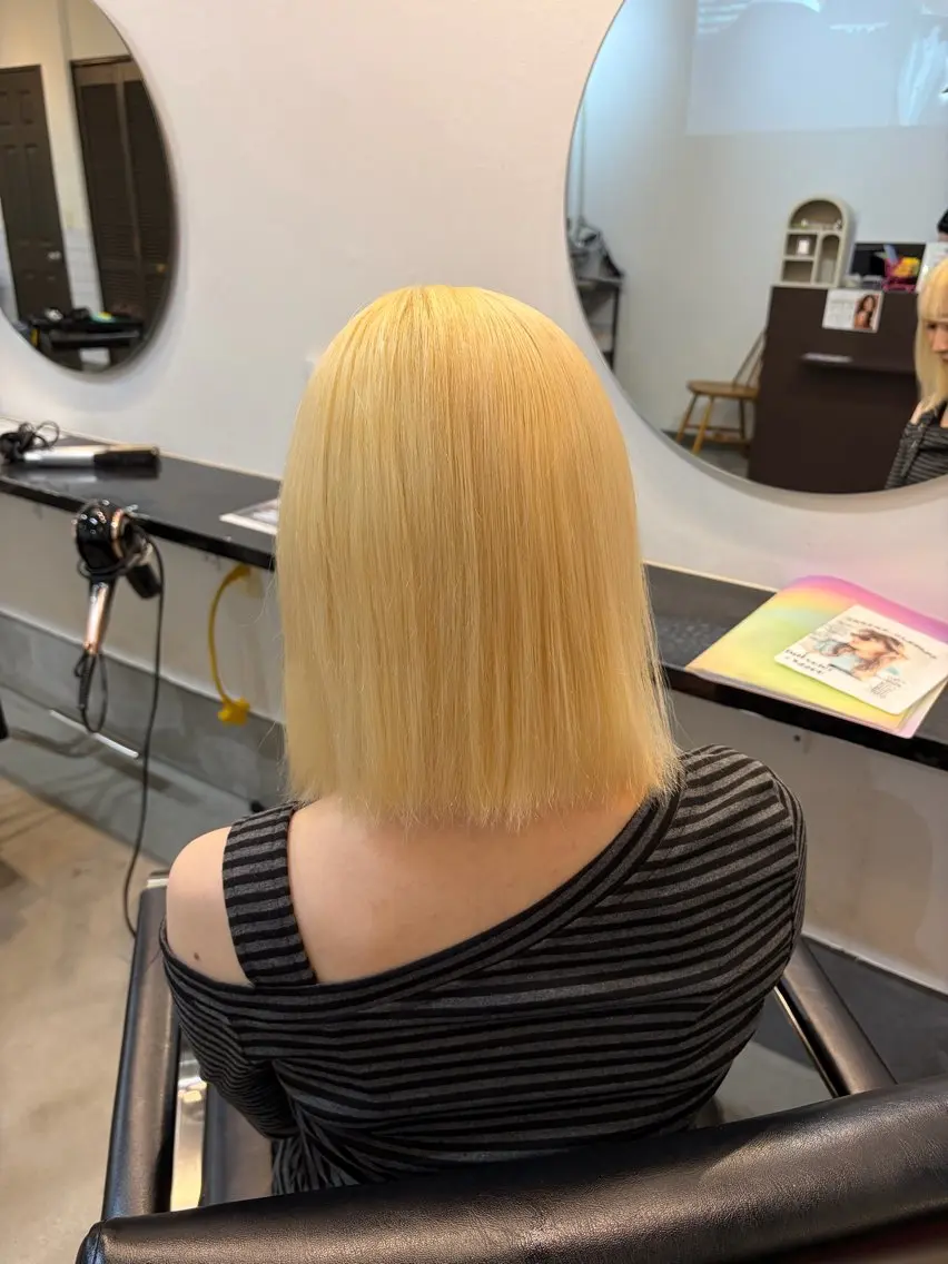 ブリーチリタッチ‎‎𖤐抜きっぱなしブロンド⭐️の写真