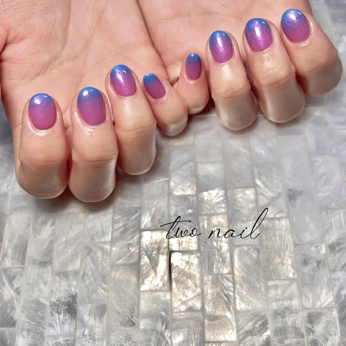 ネイル アートネイル フットネイル ハート ニュアンスネイル オフィスネイル フットネイル two nailのネイルデザイン