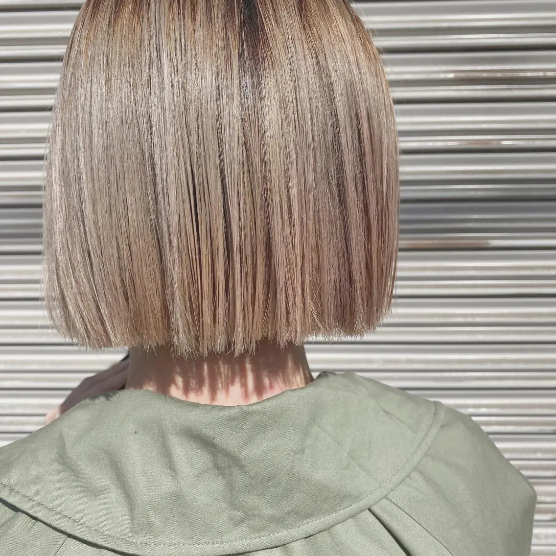 ショート カラー ヘアアレンジ マツエク・マツパ ハイトーンカラー ボブ カット ヘアカラー トリートメント Kawaguchi Arisaのヘアスタイル