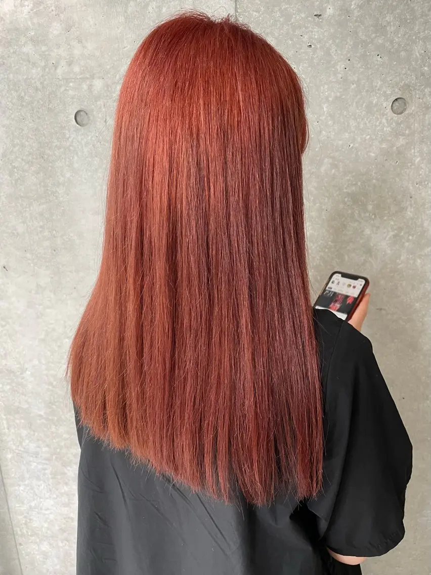 ロング FERIAあべの店 瀧本岬のヘアスタイル