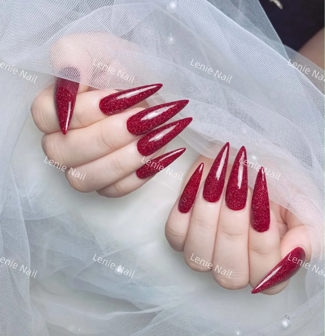 ネイル アートネイル 韓国ネイル 持ち込み ワンホンネイル ハンドネイル Lenie Nail Salonのネイルデザイン
