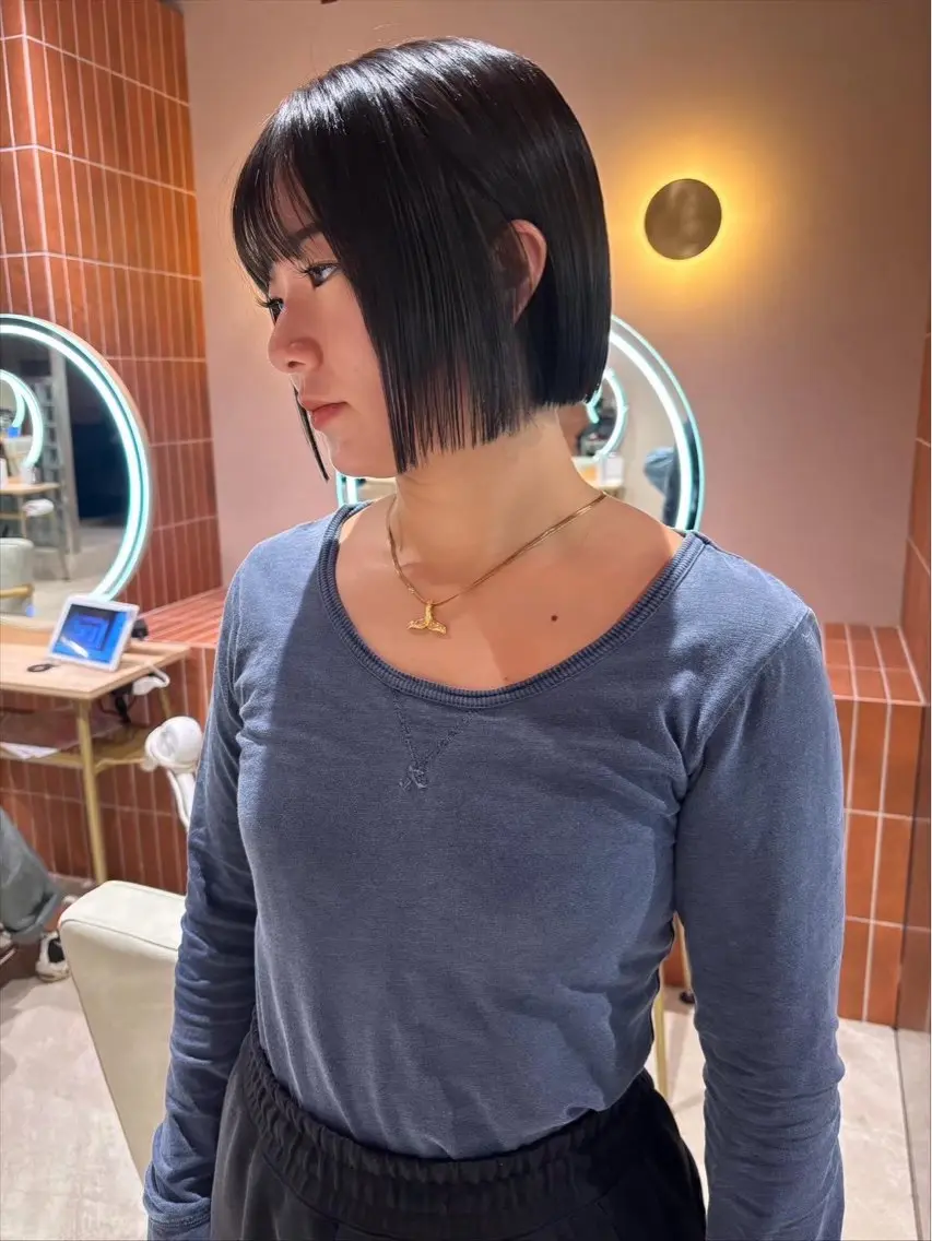 ショート カラー ヘアカラー トリートメント 🎀暖色カラー/ HANA🎀のヘアスタイル