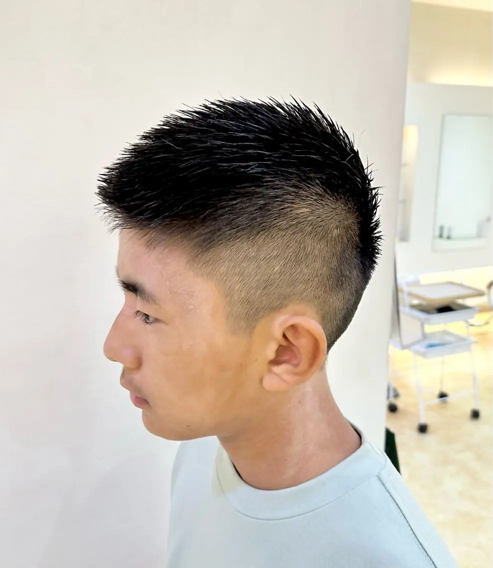 【メンズ限定】刈り上げ、フェード、バーバースタイル(シャンプー込み)💈自慢の選べるヘッドスパ&スッキリ炭酸泉付き☁️の写真