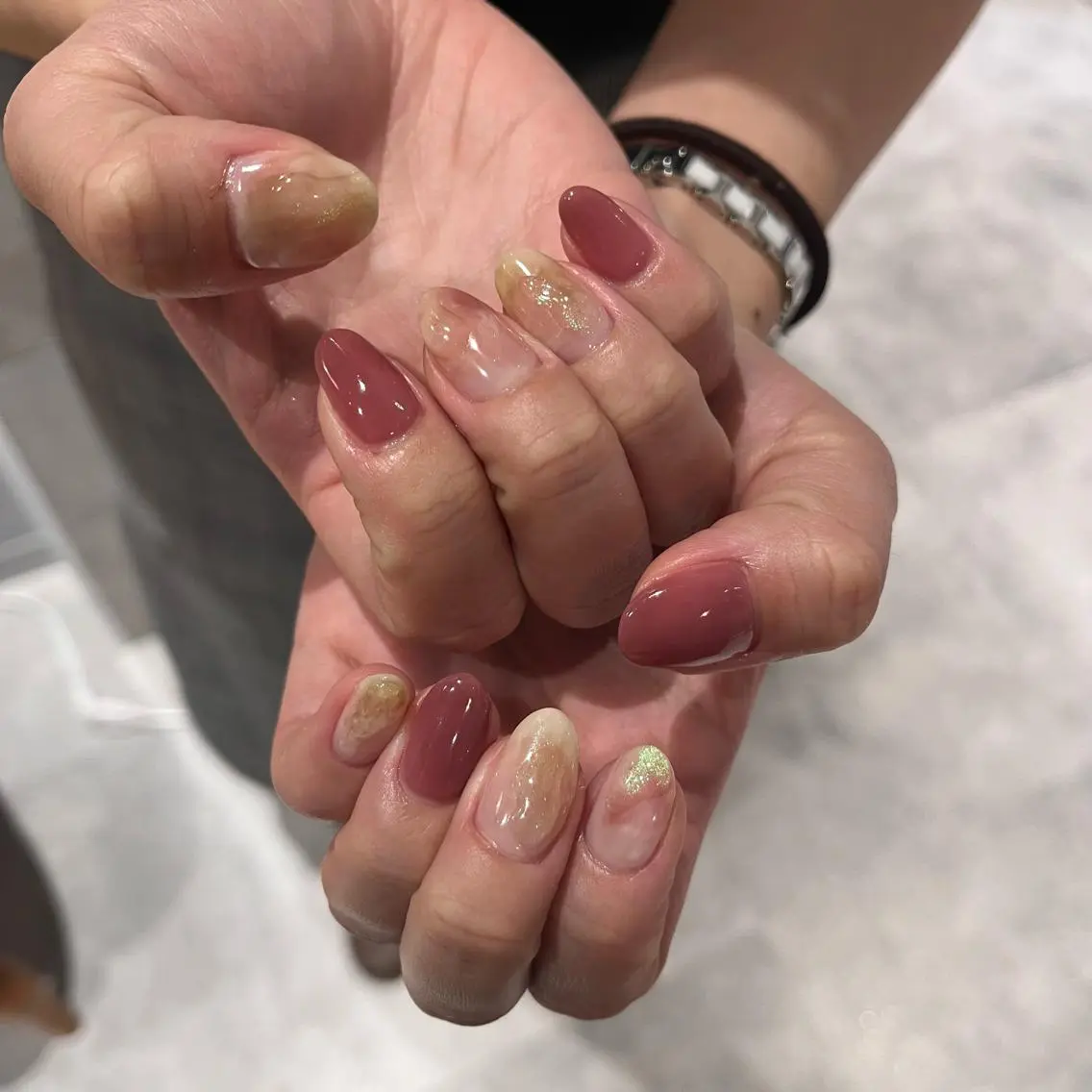 ネイル ハンドネイル 鈴木 里奈のネイルデザイン