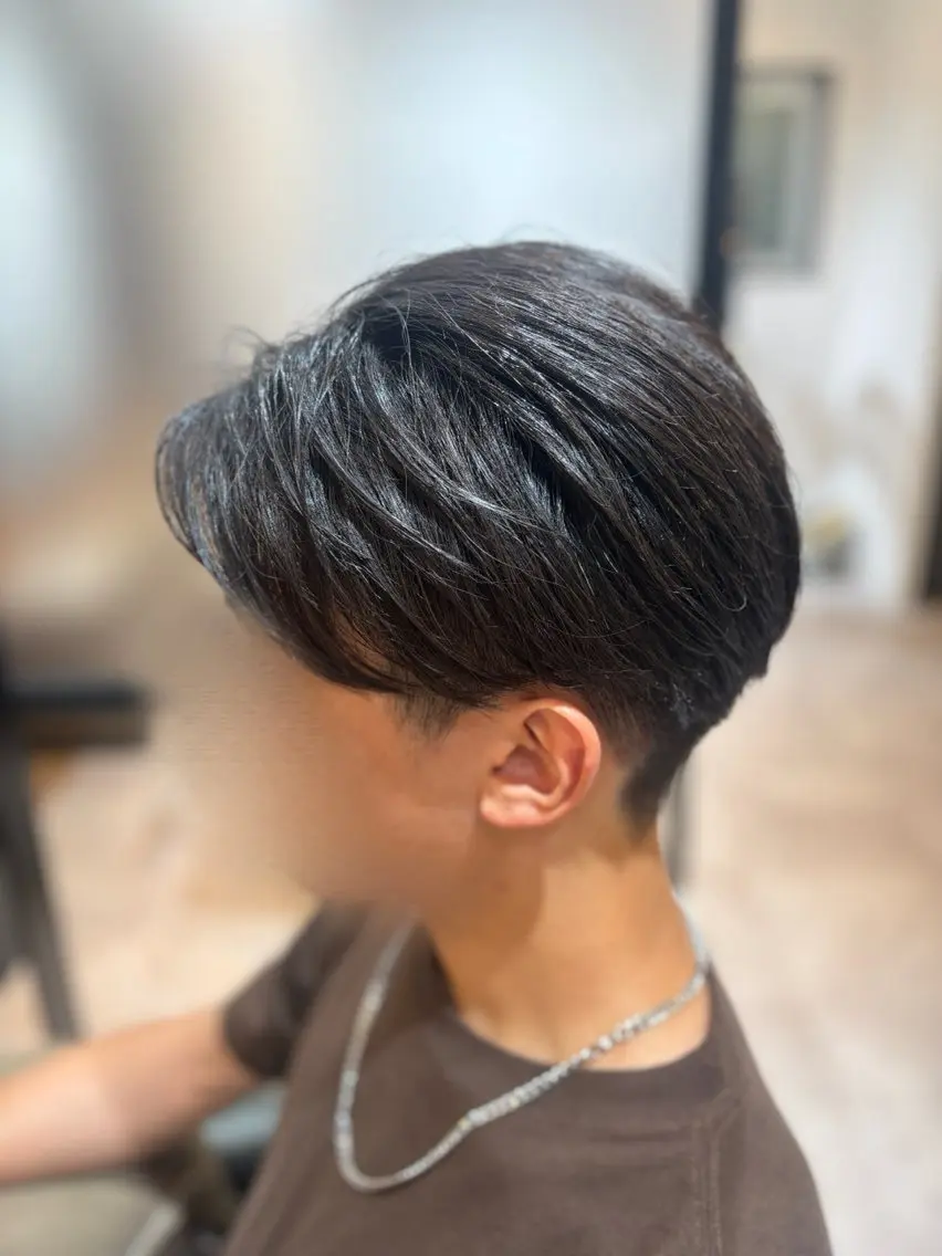 メンズ カット ボブ🫧透明感カラー 💎Sayakaのヘアスタイル
