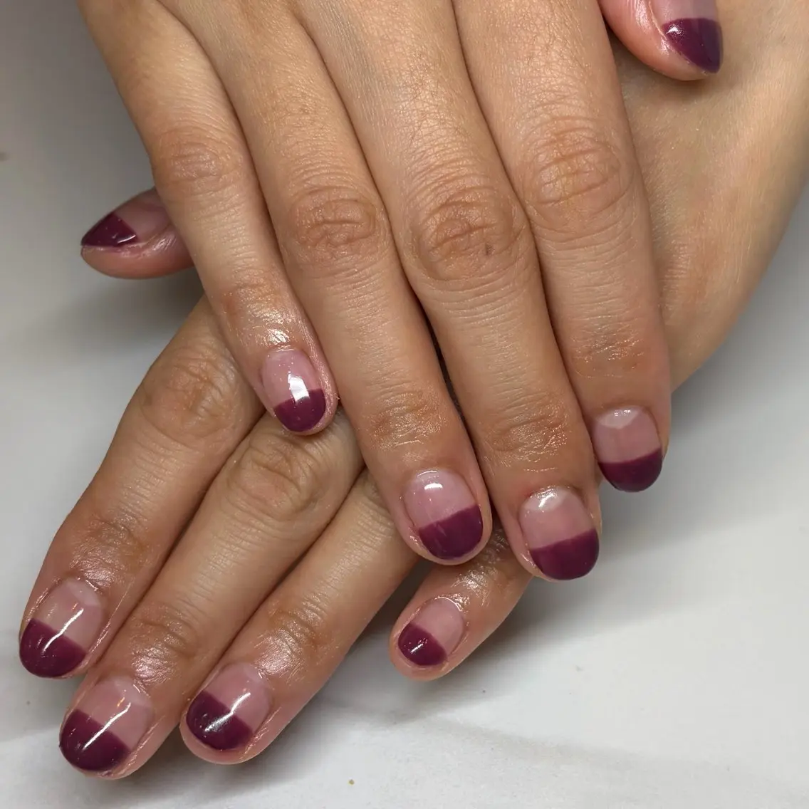 ネイル クリアネイル フレンチネイル Crea IBUKIのネイルデザイン