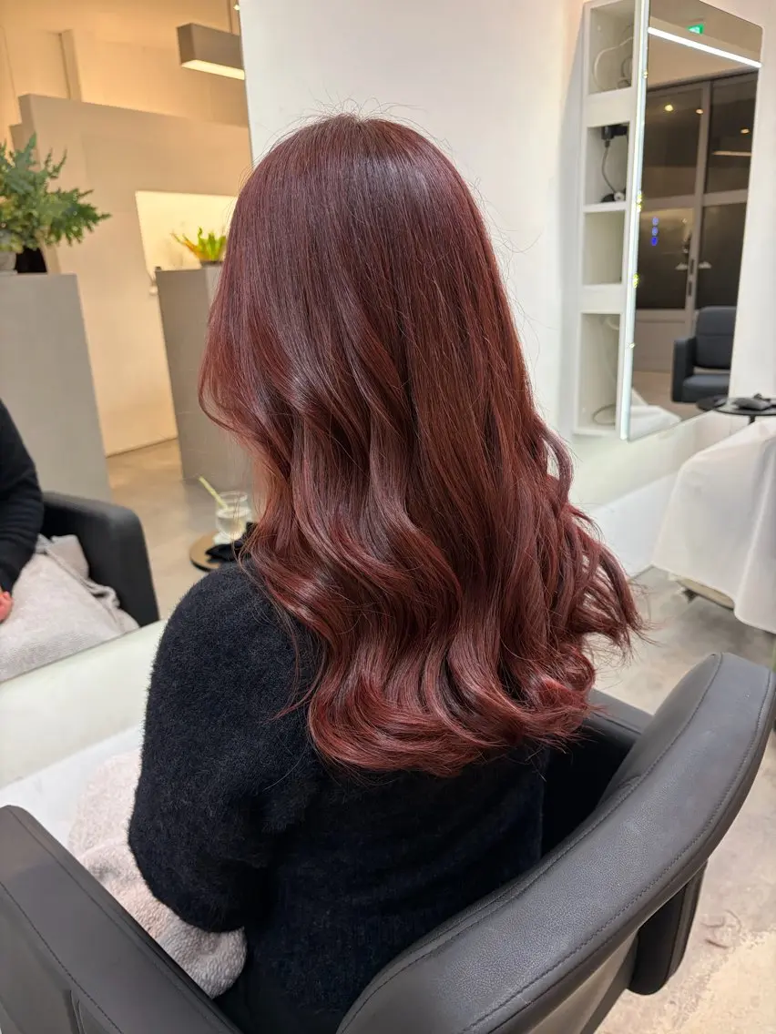 ロング カラー ヘアカラー トリートメント 山本 駿介のヘアスタイル
