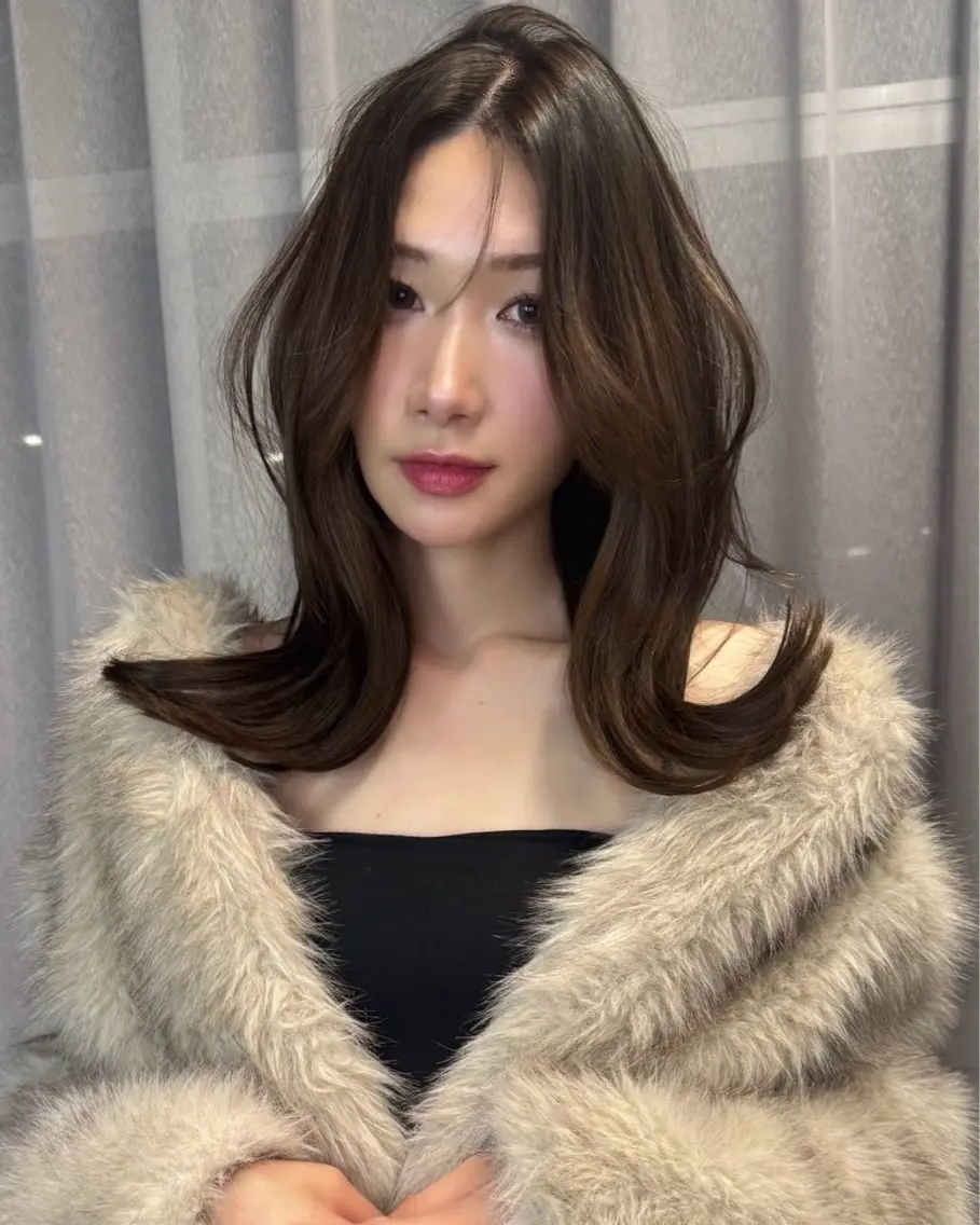 憧れ☆韓国ヘア☆カット+ケアカラー+4stepトリートメントの写真
