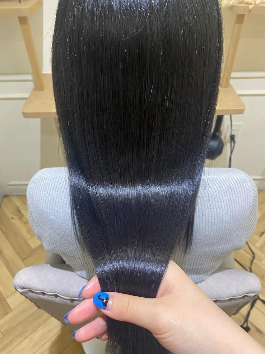 ロング トリートメント 韓国ヘア・カラー 🩵SHIZUKUのヘアスタイル