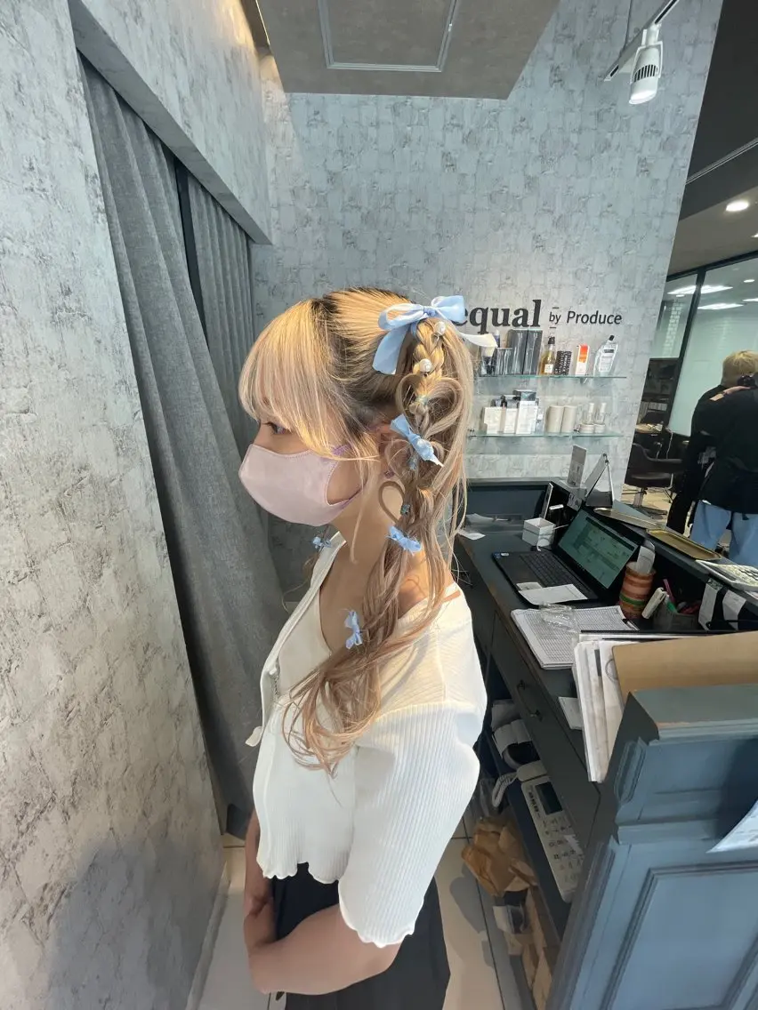 ロング ヘアセット 🖤sumire🖤 メンズアイブロウのヘアスタイル