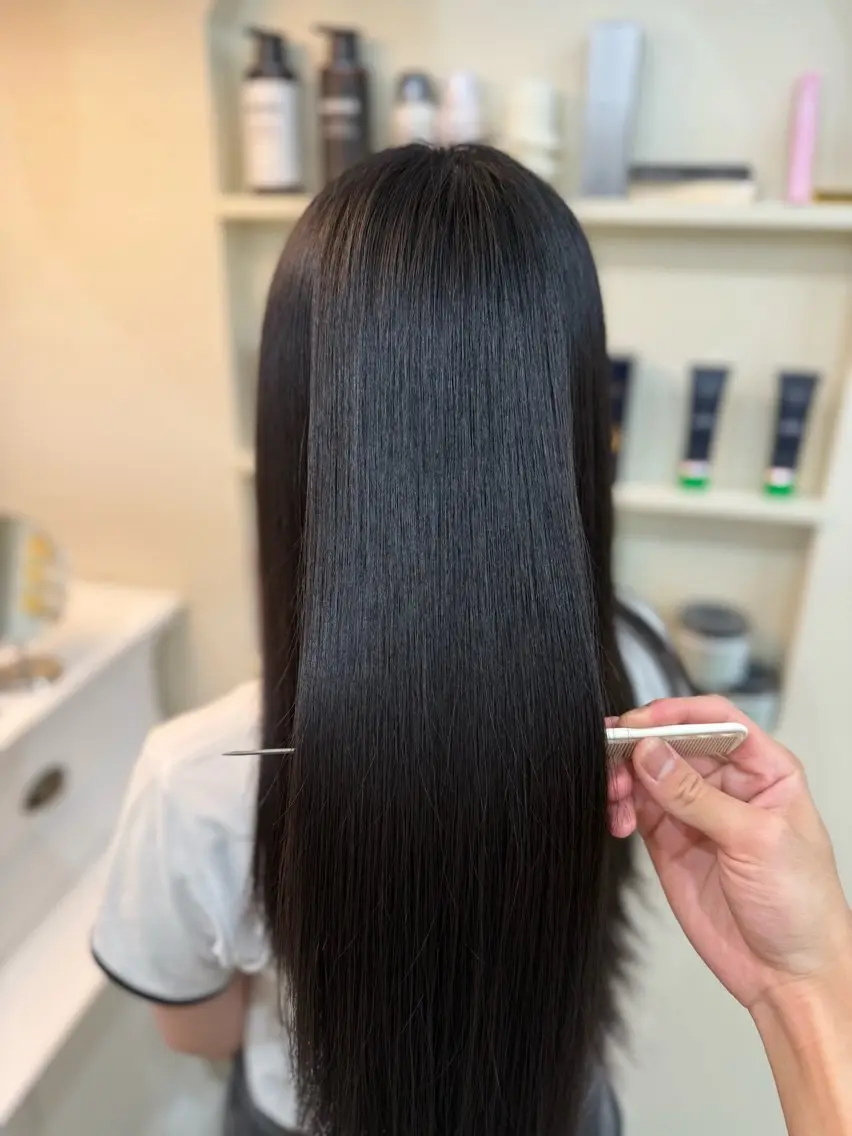 (平日限定19時から📌)髪質改善ストレート+トリートメント⭐️の写真