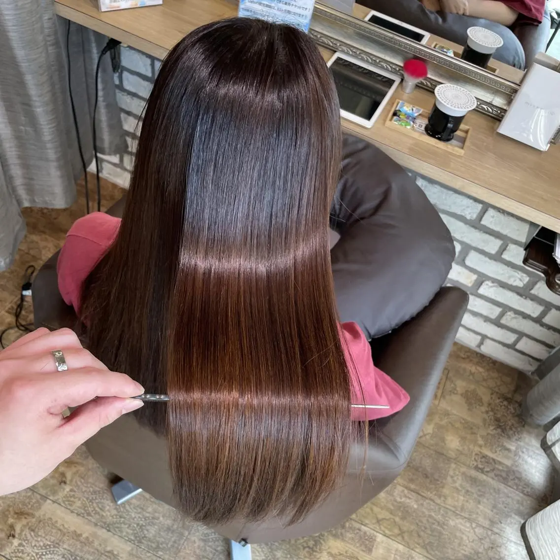 ロング 西中島エリアNo.1 髪質改善ラビマーニのヘアスタイル