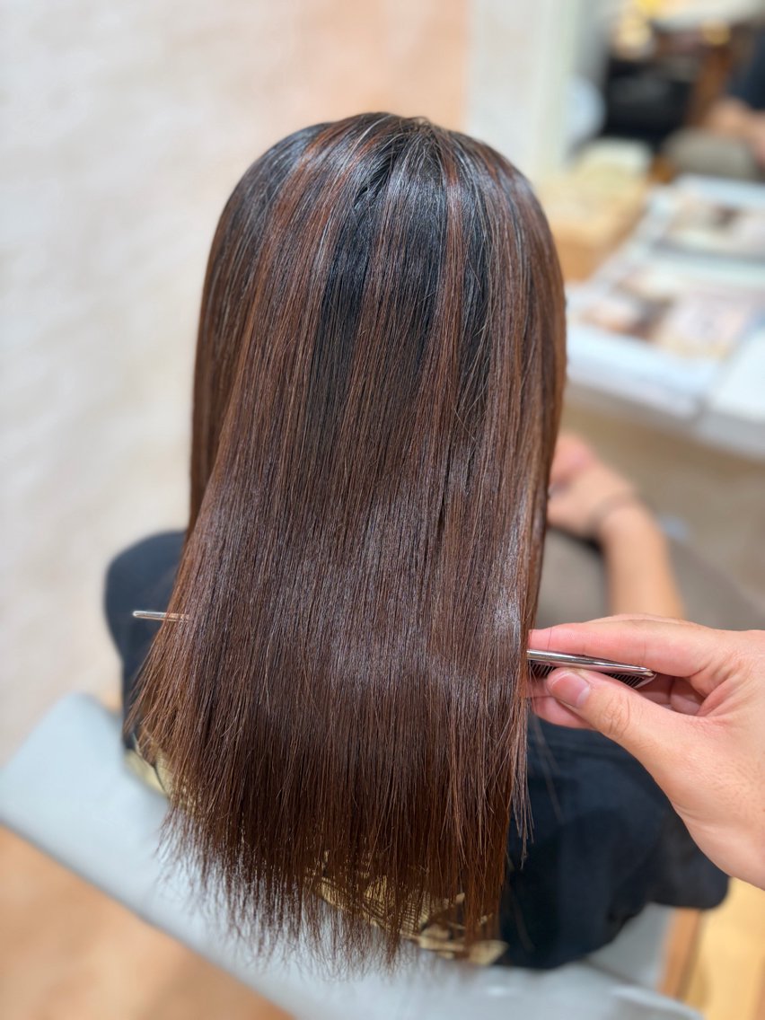 ミディアム 髪質改善特化/縮毛矯 正特化/Sorutoのヘアスタイル