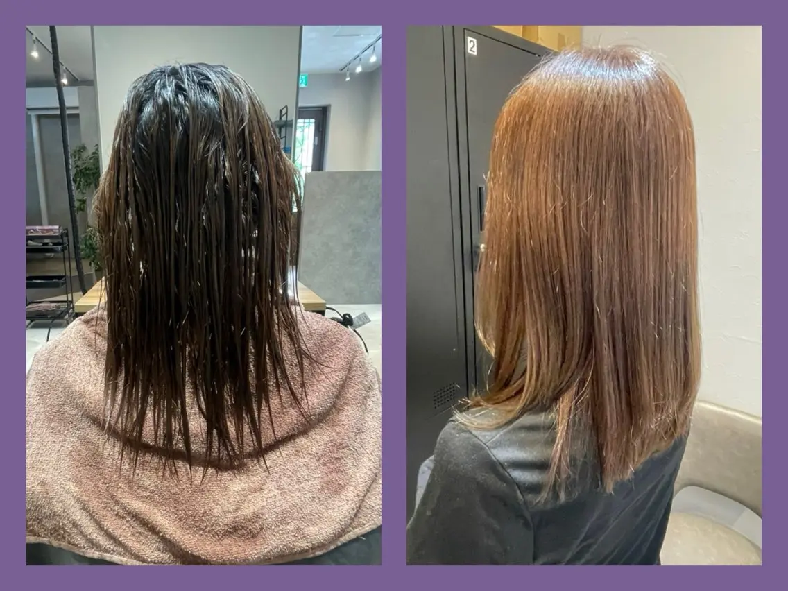 セミロング カラー アッシュ アッシュブラウン ベージュカラー ブラウンカラー オレンジ ヘアカラー 藤本遙/メンズカット /カラー🌟のヘアスタイル