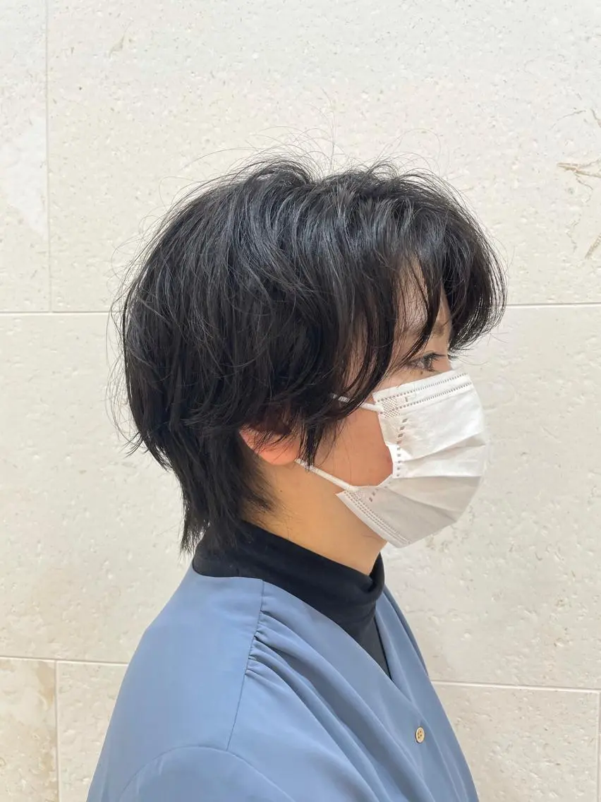 【カット+N.コスメパーマ 🌈ショート×パーマがおすすめ🌈】の写真