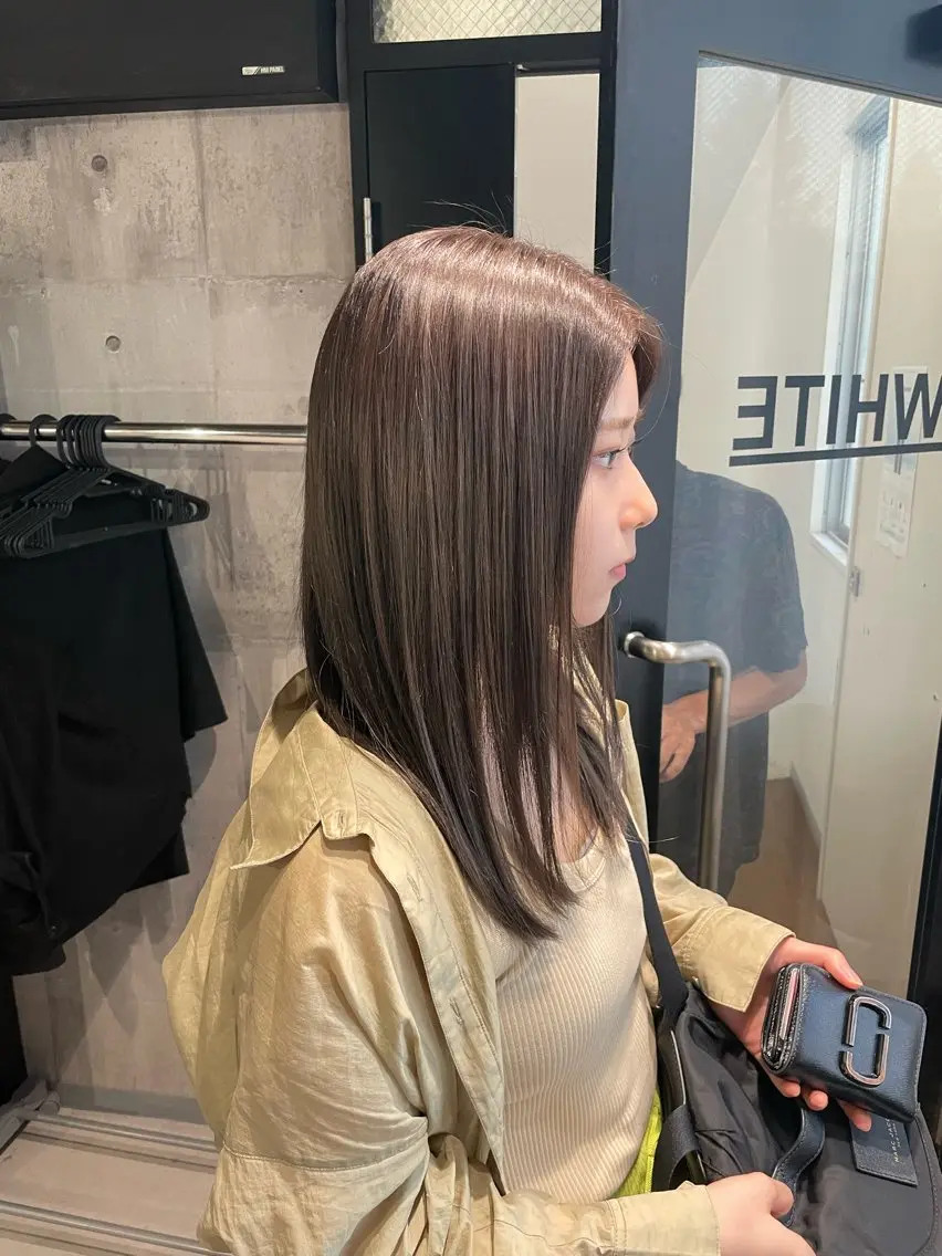ミディアム カラー グレージュ カット トリートメント 🫧透明感/美髪🫧 Hiroakiのヘアスタイル