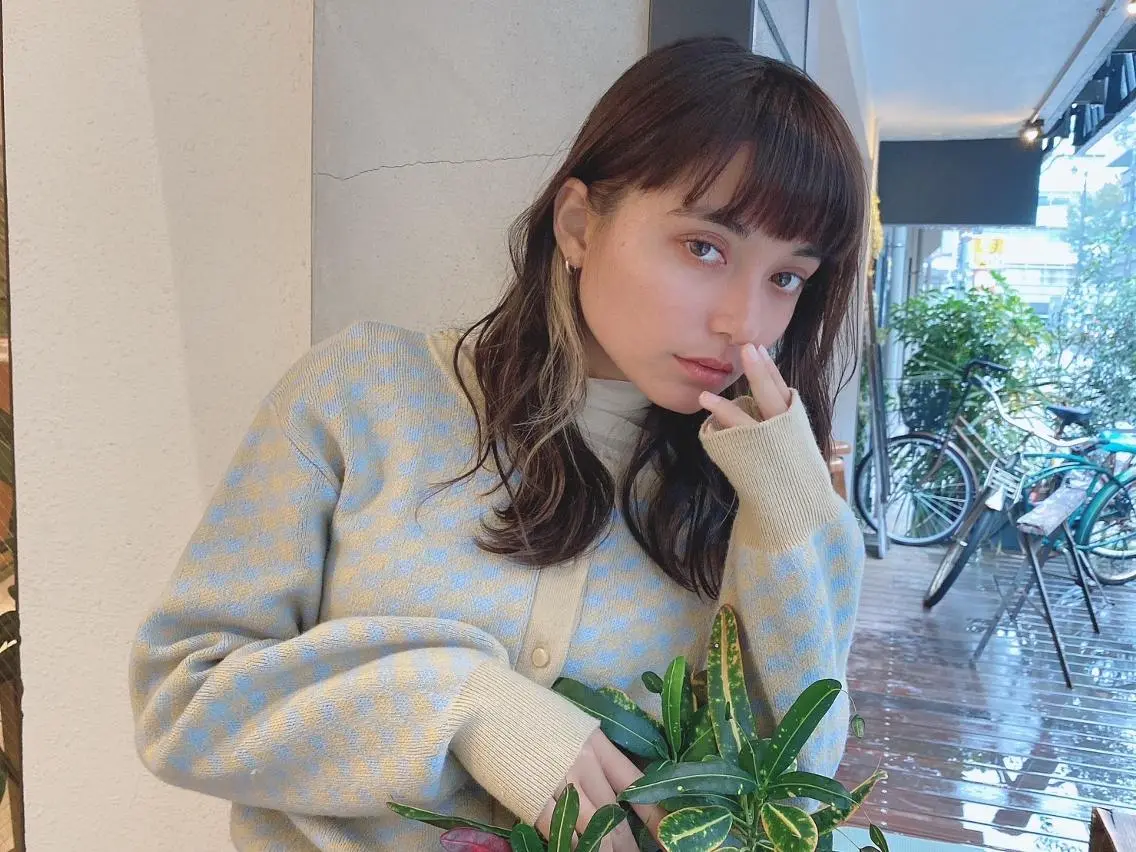 ミディアム ヘアカラー トリートメント ⭐️Shelter by TOKYO⭐️のヘアスタイル