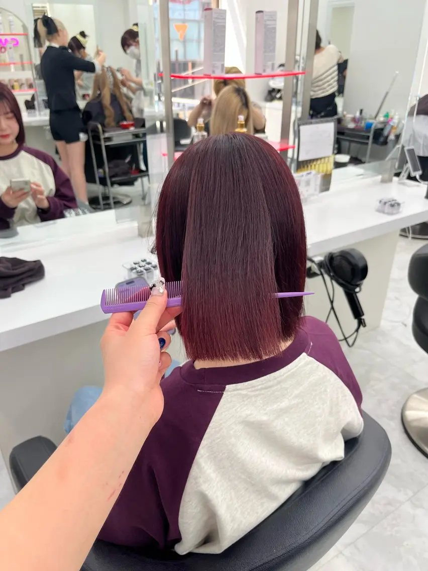 カラー ヘアカラー トリートメント ヘッドスパ ヘアセット 🤎レイヤー/ダブル カラー/FUKA🤎のヘアスタイル