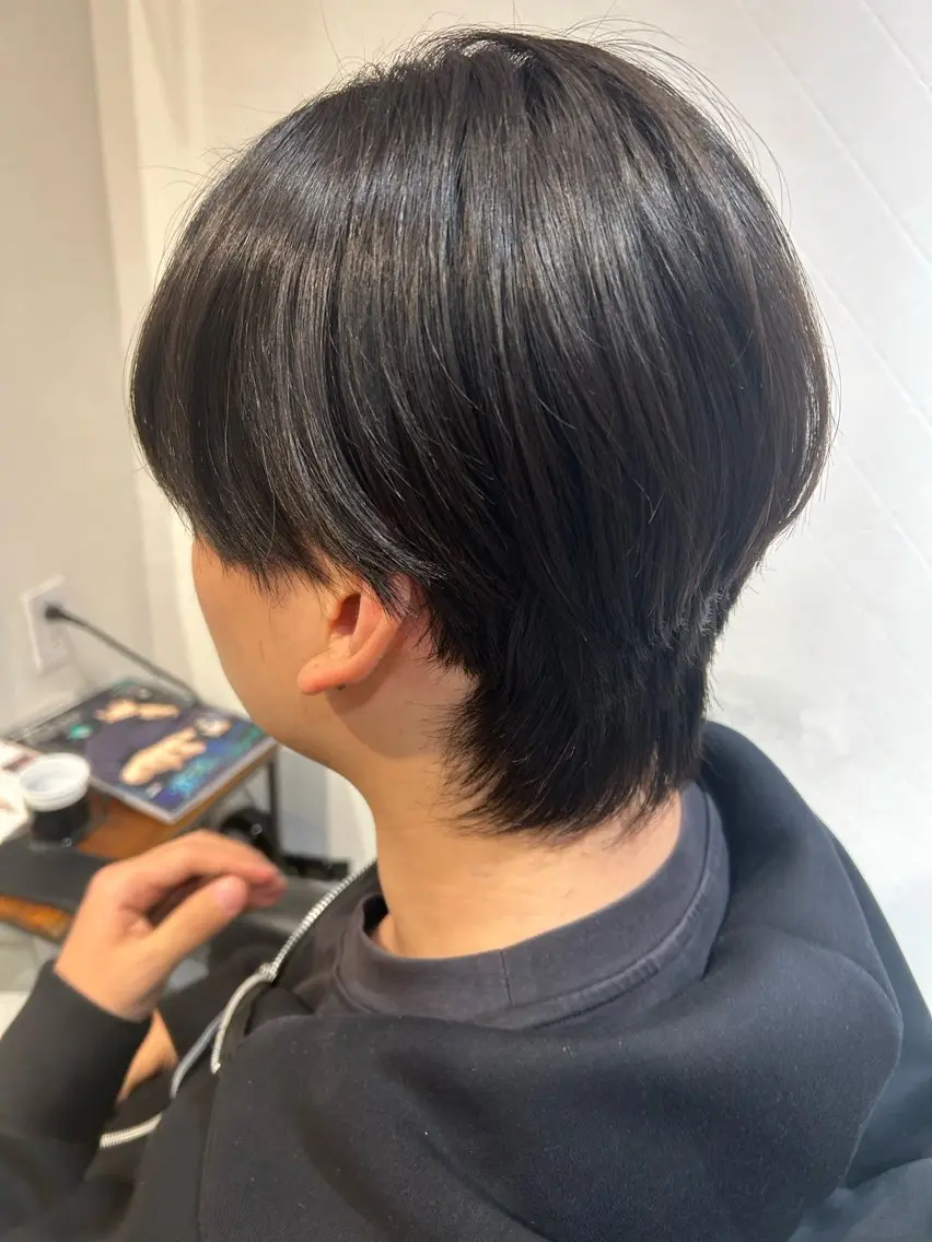 ミディアム メンズ 縮毛矯正 縮毛矯正 仲野 空悟@モデル募集中のヘアスタイル