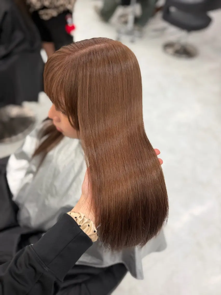 ロング カラー ヘアアレンジ ヘアカラー トリートメント ヘアセット 透明感カラー🎀 Anju/渋谷🎀のヘアスタイル