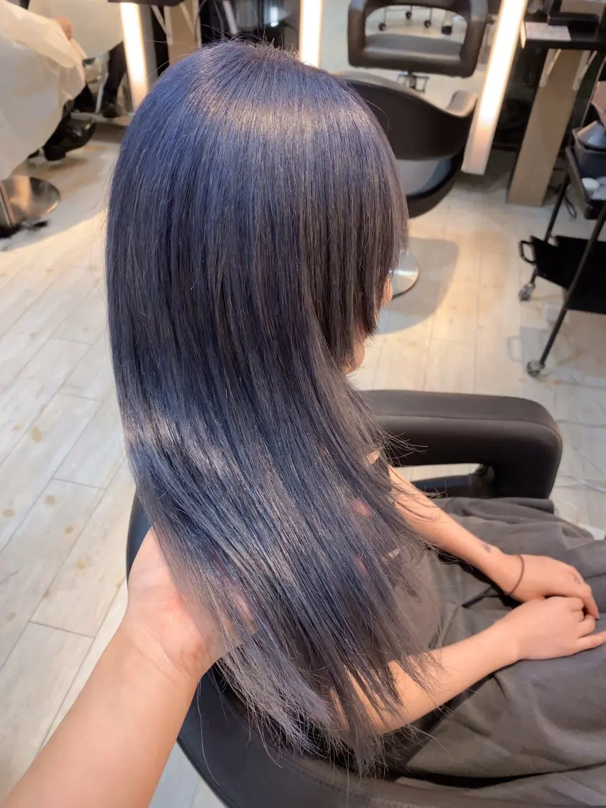 根元が気になる方へ!🇰🇷ブリーチリタッチ+オンカラー+2step トリートメントの写真