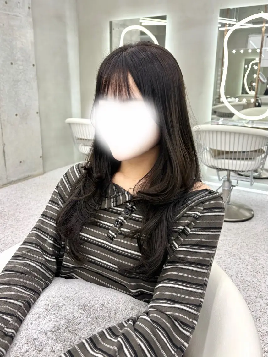 ロング カット ヘアカラー トリートメント 大宮🤍縮毛矯正 レイヤー🪽なるのヘアスタイル