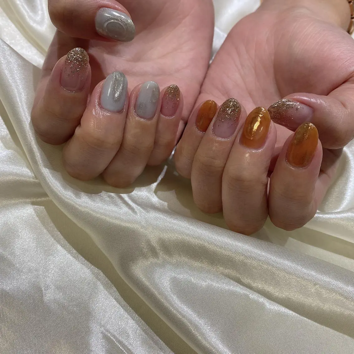 ネイル ハンドネイル 西岡 杏のネイルデザイン