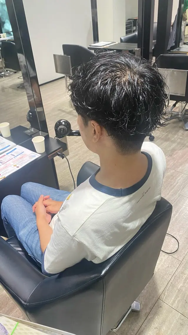 メンズ メンズパーマ パーマ 水野 聖哉のヘアスタイル