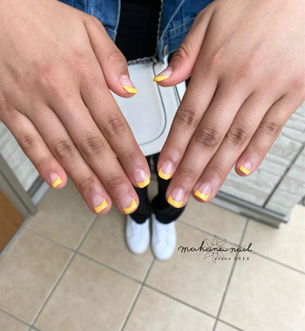 ネイル フレンチネイル mahana nailのネイルデザイン