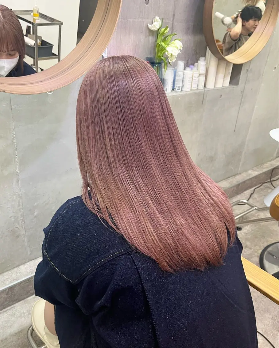 ロング ヘアカラー 🤎𝐌𝐚𝐨⌇ お悩み解決美容師🤎のヘアスタイル