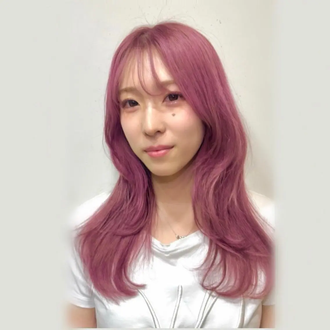 ロング カラー カット ヘアカラー トリートメント 横浜｜韓国レイヤー｜ 暖色カラー｜まなとのヘアスタイル