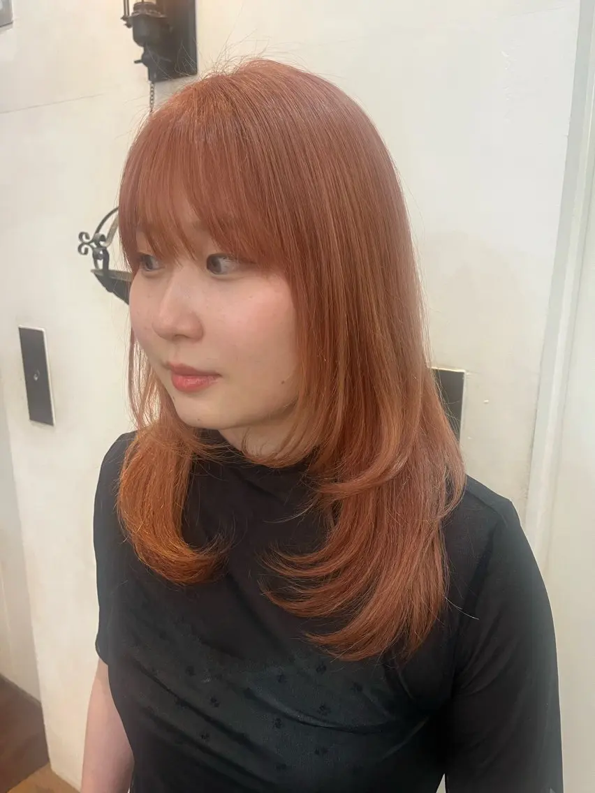 カラー ブリーチ ケアブリーチ ヘアカラー 東茉央/ブリーチ リタッチ🧸銀座のヘアスタイル