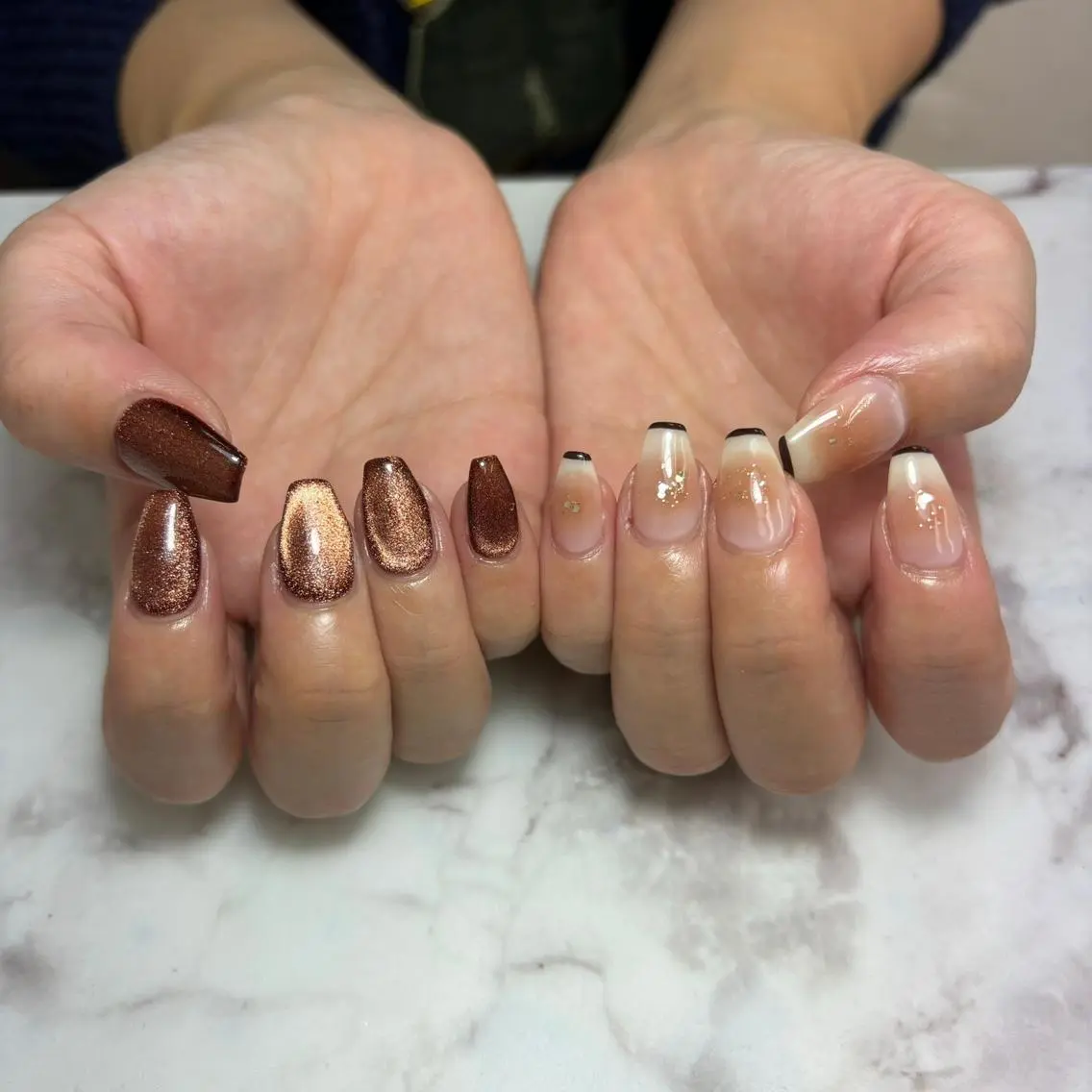 salon UNE LMA見習いスタッフのネイルデザイン