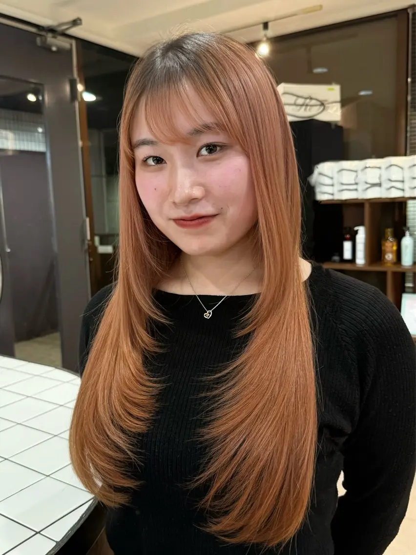 ロング ロングレイヤー レイヤーカット ロング 宮嶋 蓮のヘアスタイル
