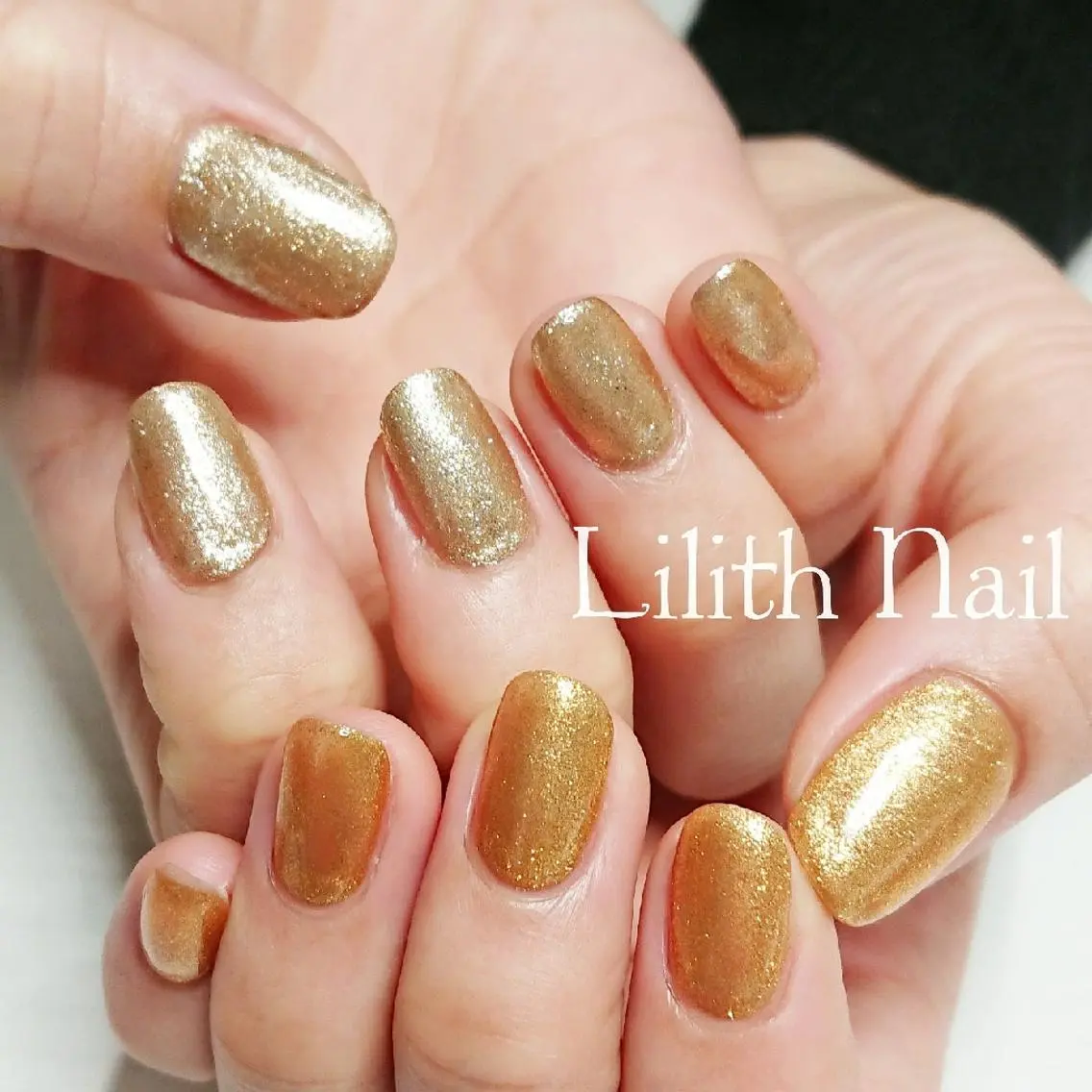 ネイル ラメ(グリッター) ハンドネイル Lilith Nailのネイルデザイン