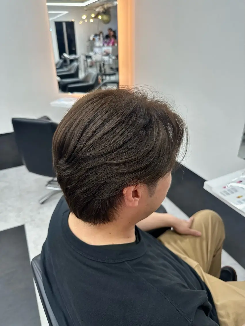カラー メンズ ヘアカラー ALEAP owl Ainaのヘアスタイル