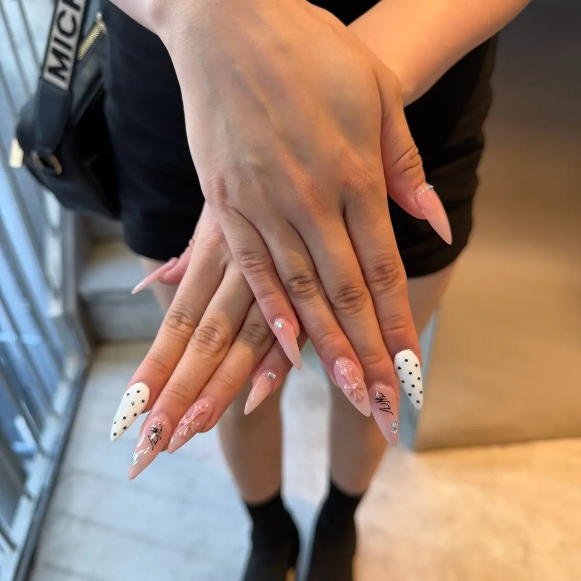 ネイル 持ち込み ☘️WOLTOKYO 池袋☘️momohaのネイルデザイン