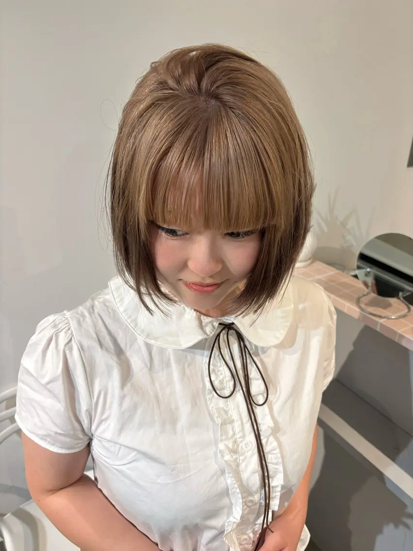 ショート ヘアカラー fev Rionのヘアスタイル