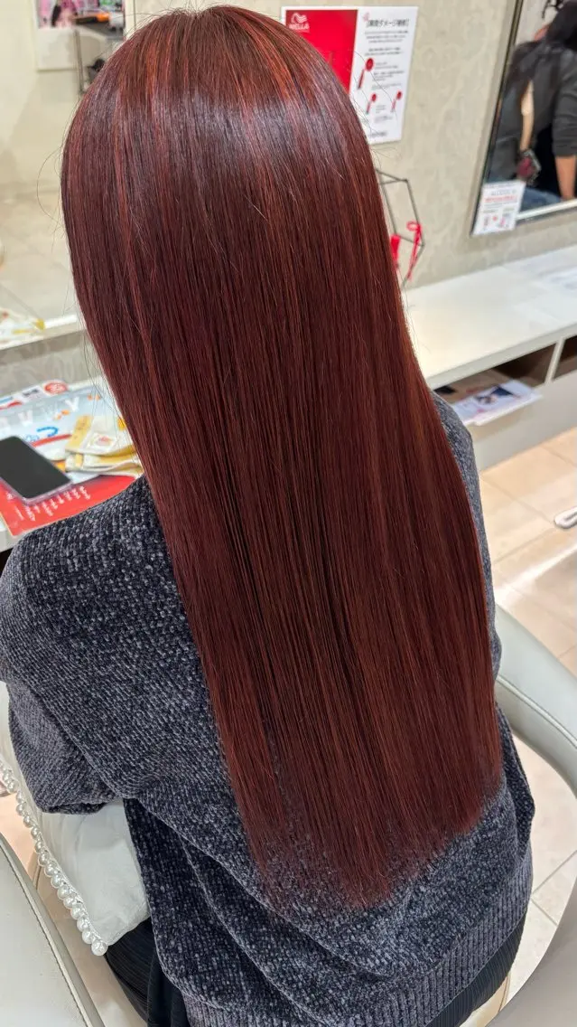 ロング カラー 髪質改善 星 🌟のヘアスタイル