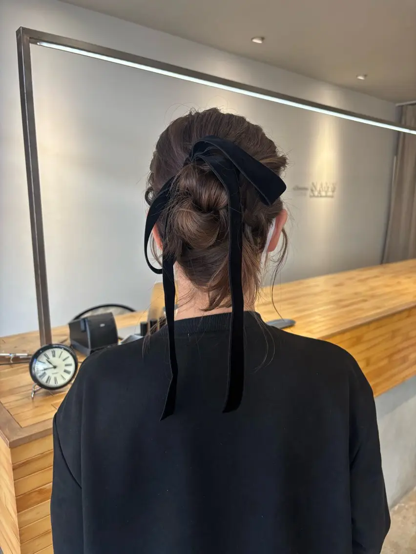 ヘアアレンジ ヘアセット NAVY/ Miharuのヘアスタイル