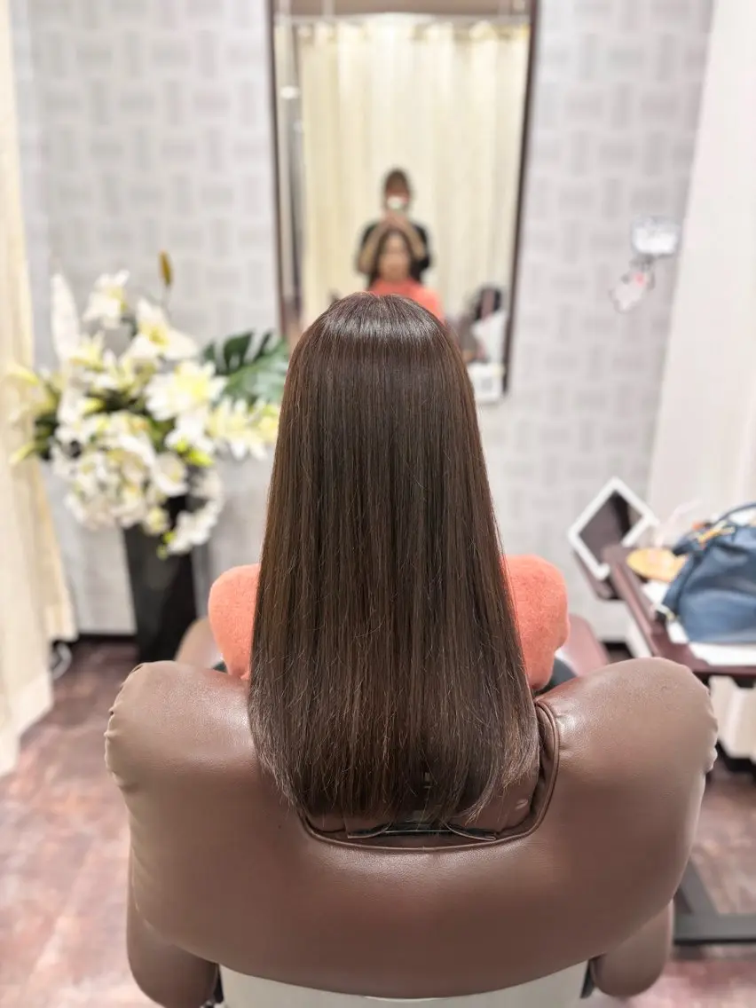 ロング カラー トリートメント CAP🌷 増田夏実のヘアスタイル