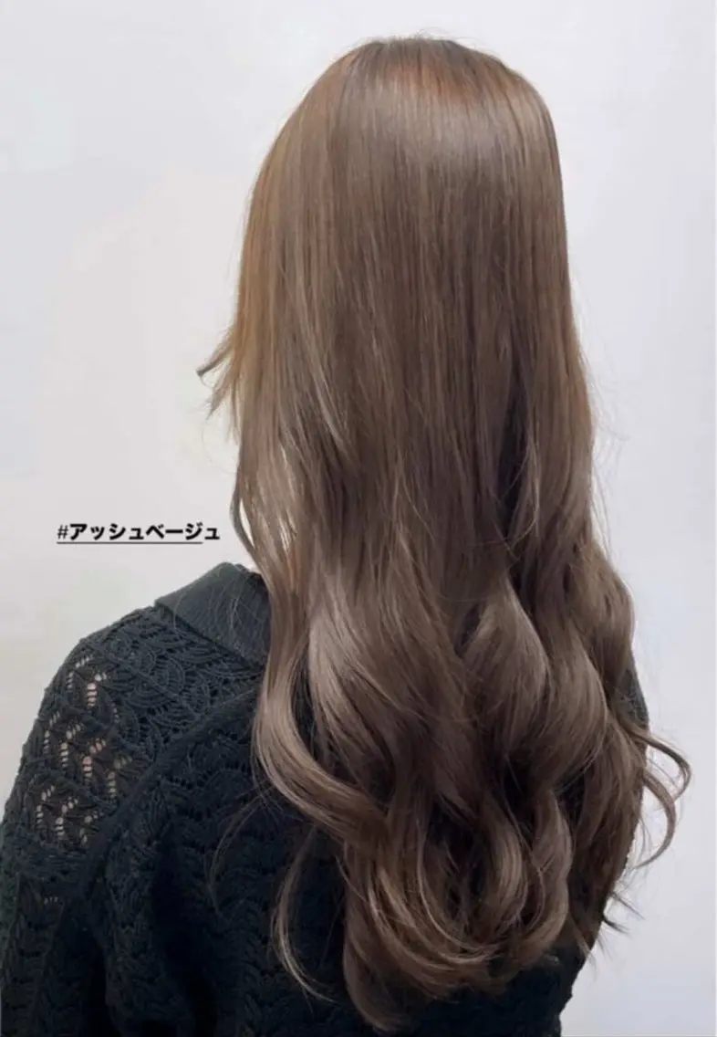カラー ルプラボウ/ ふくい きなりのヘアスタイル
