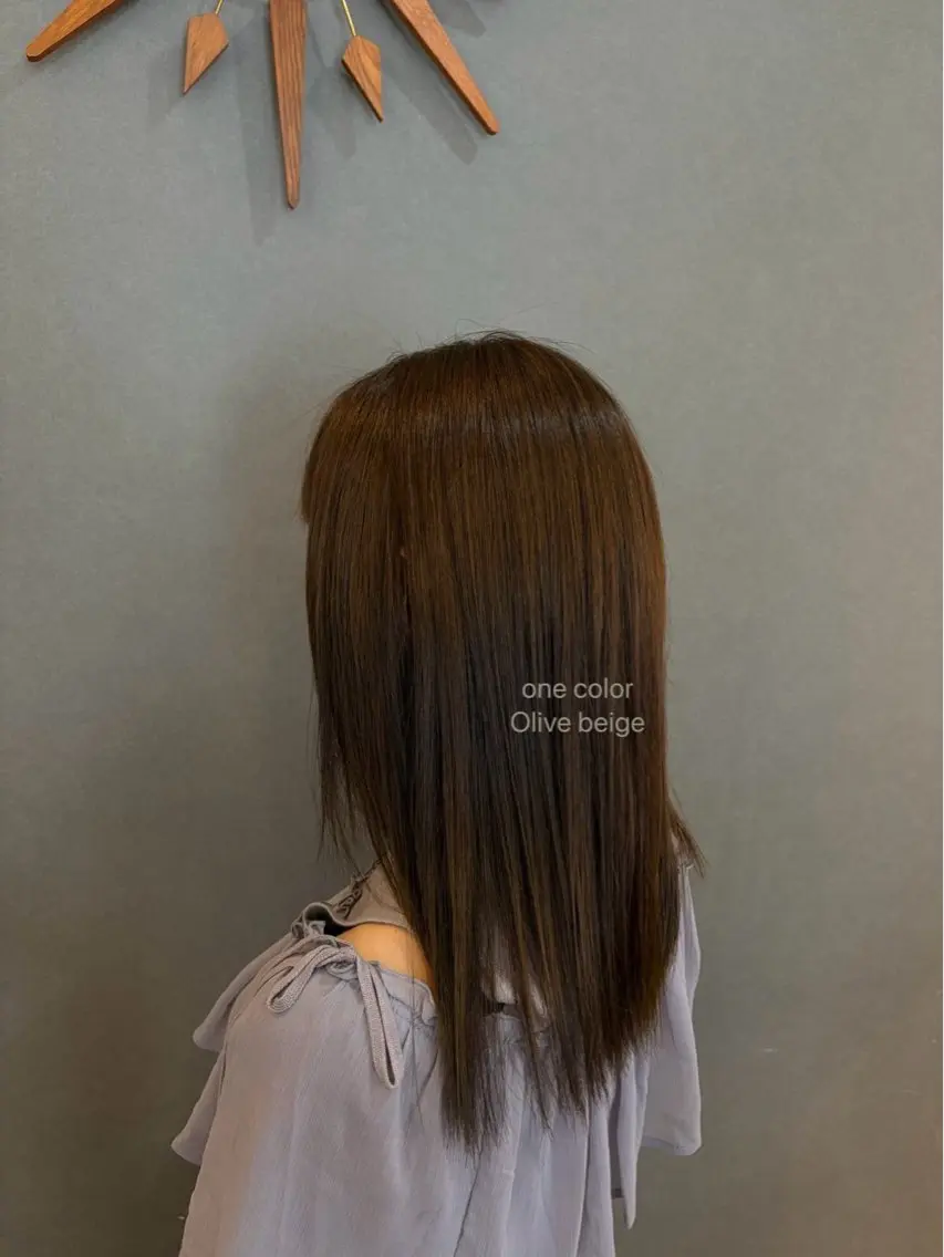 ロング ヘアカラー hair bonitaのヘアスタイル