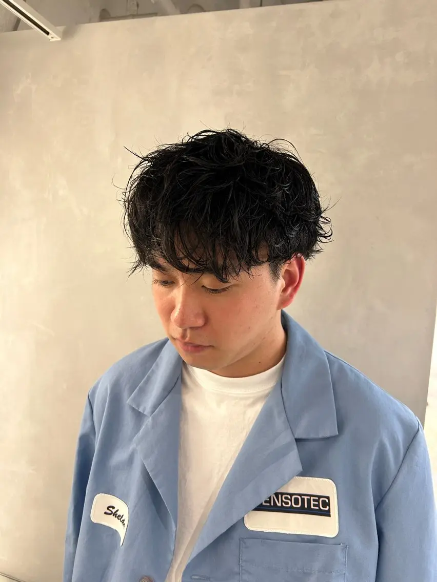 パーマ メンズ メンズ清潔感のプロ 💈メンズパーマ藤田のヘアスタイル