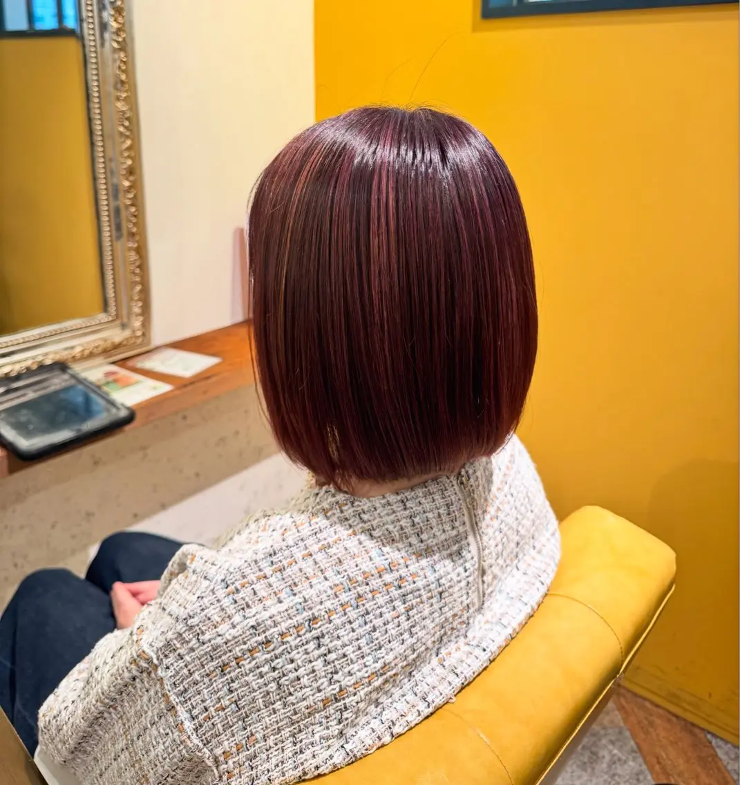 カラー ヘアカラー 大貫 竜誠のヘアスタイル