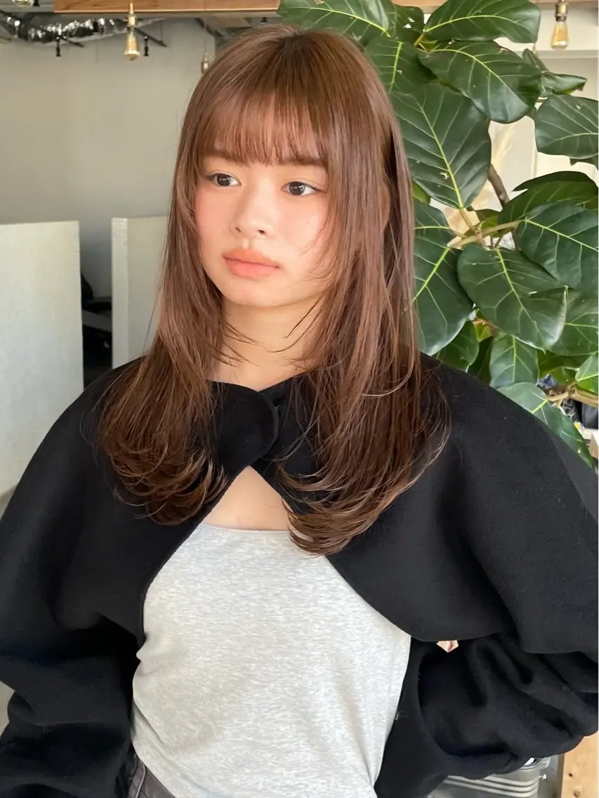 ミディアム カラー カットモデル募集中/ 店長/角田真哉のヘアスタイル