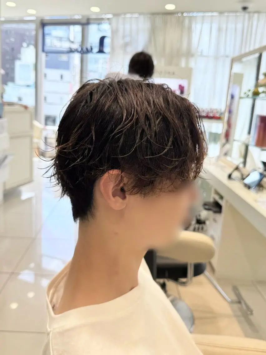 パーマ メンズ 【𝐀𝐬𝐡-池袋 】ひな💭🎀のヘアスタイル