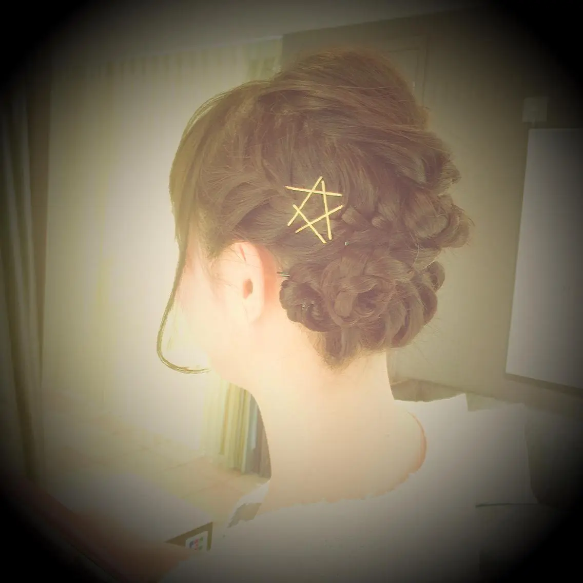 セミロング ヘアアレンジ ハットリ ユウイチのヘアスタイル