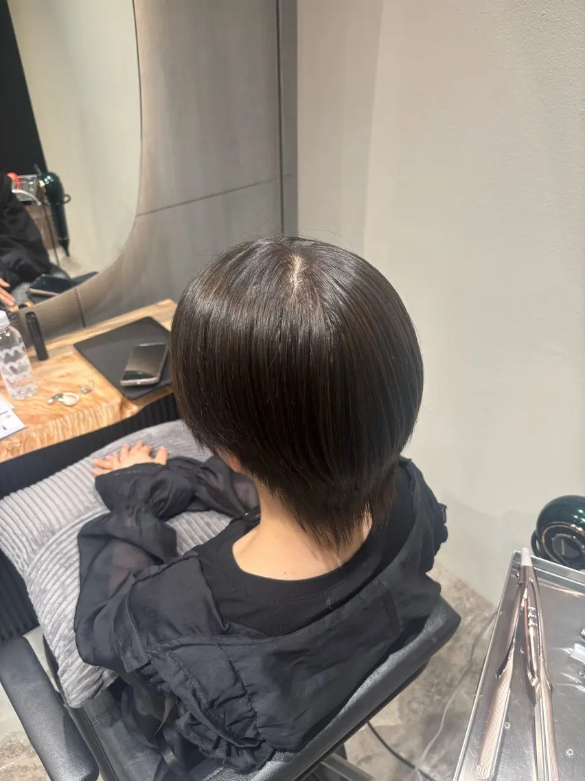 ショート カラー ヘアカラー トリートメント パーマモデル募集/ みはなのヘアスタイル